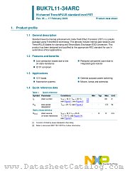 BUK7L11-34ARC datasheet pdf NXP Semiconductors