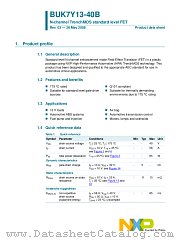 BUK7Y13-40B datasheet pdf NXP Semiconductors