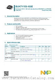 BUK7Y153-100E datasheet pdf NXP Semiconductors