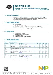 BUK7Y4R4-40E datasheet pdf NXP Semiconductors