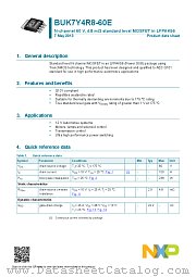BUK7Y4R8-60E datasheet pdf NXP Semiconductors