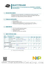 BUK7Y7R2-60E datasheet pdf NXP Semiconductors