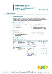 BUK9245-55A datasheet pdf NXP Semiconductors