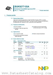 BUK9277-55A datasheet pdf NXP Semiconductors