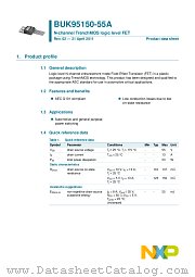 BUK95150-55A datasheet pdf NXP Semiconductors
