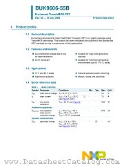 BUK9606-55B datasheet pdf NXP Semiconductors
