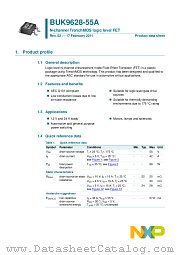 BUK9628-55A datasheet pdf NXP Semiconductors