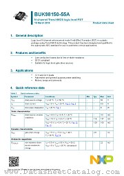 BUK98150-55A datasheet pdf NXP Semiconductors