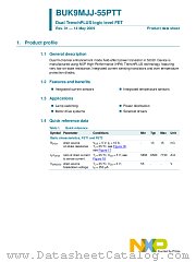 BUK9MJJ-55PTT datasheet pdf NXP Semiconductors
