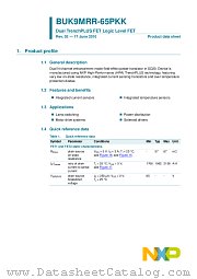 BUK9MRR-65PKK datasheet pdf NXP Semiconductors