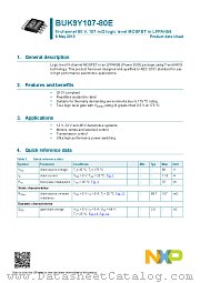 BUK9Y107-80E datasheet pdf NXP Semiconductors