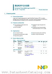 BUK9Y12-55B datasheet pdf NXP Semiconductors