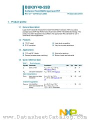BUK9Y40-55B datasheet pdf NXP Semiconductors