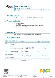 BYV72EW-200 datasheet pdf NXP Semiconductors