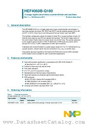 HEF4060BT-Q100 datasheet pdf NXP Semiconductors