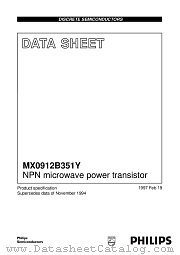 MX0912B351Y datasheet pdf NXP Semiconductors