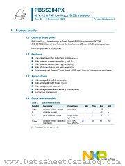 PBSS304PX datasheet pdf NXP Semiconductors