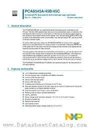 PCA9545APW datasheet pdf NXP Semiconductors