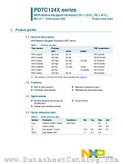 PDTC124XM datasheet pdf NXP Semiconductors