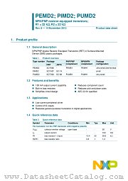 PEMD2 datasheet pdf NXP Semiconductors