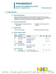 PHK28NQ03LT datasheet pdf NXP Semiconductors