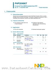 PHP20N06T datasheet pdf NXP Semiconductors