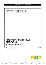 PMBF4391 datasheet pdf NXP Semiconductors