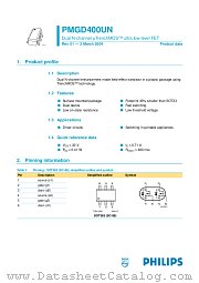 PMGD400UN datasheet pdf NXP Semiconductors