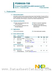 PSMN008-75B datasheet pdf NXP Semiconductors