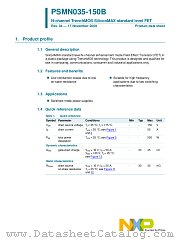 PSMN035-150B datasheet pdf NXP Semiconductors