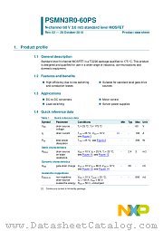 PSMN3R0-60PS datasheet pdf NXP Semiconductors