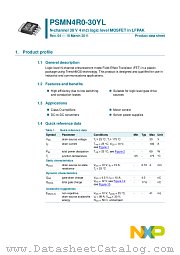 PSMN4R0-30YL datasheet pdf NXP Semiconductors