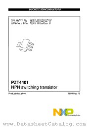 PZT4401 datasheet pdf NXP Semiconductors