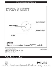 SA630D datasheet pdf NXP Semiconductors