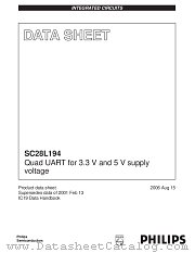 SC28L194A1BE datasheet pdf NXP Semiconductors