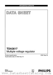 TDA3617J datasheet pdf NXP Semiconductors