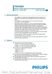 TDA3683J datasheet pdf NXP Semiconductors