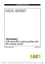 TDA7056AT datasheet pdf NXP Semiconductors