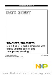 TDA8552TS datasheet pdf NXP Semiconductors