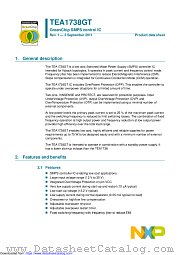 TEA1738GT datasheet pdf NXP Semiconductors