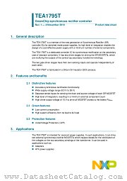 TEA1795T datasheet pdf NXP Semiconductors