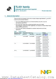 TL431MFDT datasheet pdf NXP Semiconductors