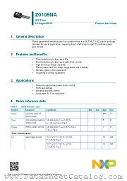 Z0109NA datasheet pdf NXP Semiconductors