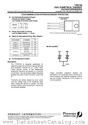 TISP3180 datasheet pdf Power Innovations