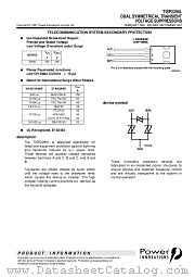 TISP2290L datasheet pdf Power Innovations