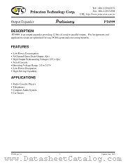 PT6999 datasheet pdf Princeton Technology Corporation