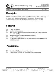 PT2248 datasheet pdf Princeton Technology Corporation
