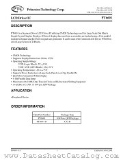 PT6601 datasheet pdf Princeton Technology Corporation