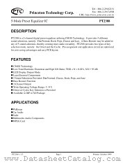 PT2388 datasheet pdf Princeton Technology Corporation