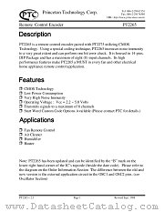 PT2265 datasheet pdf Princeton Technology Corporation